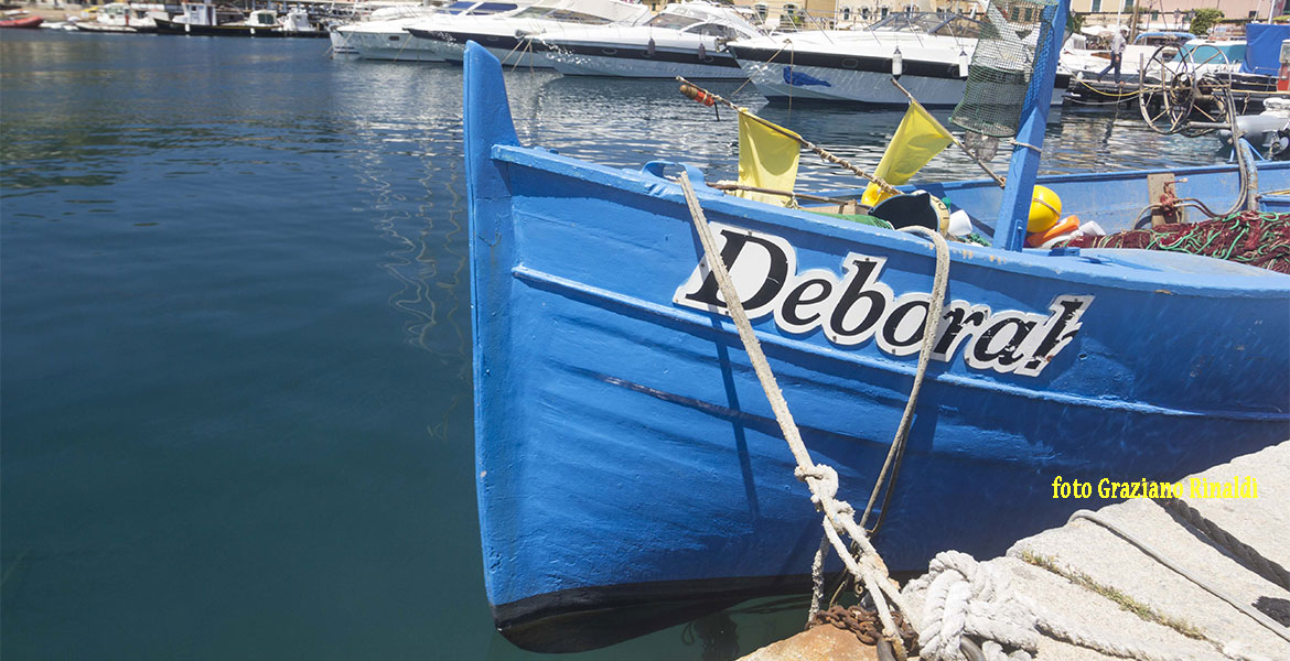 isola d'Elba_informazioni di base_tipica barca in legno azzurra deborah
