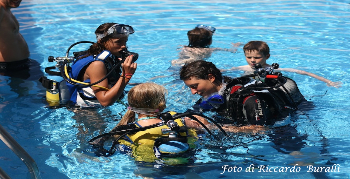 sub all'isola diving Elba