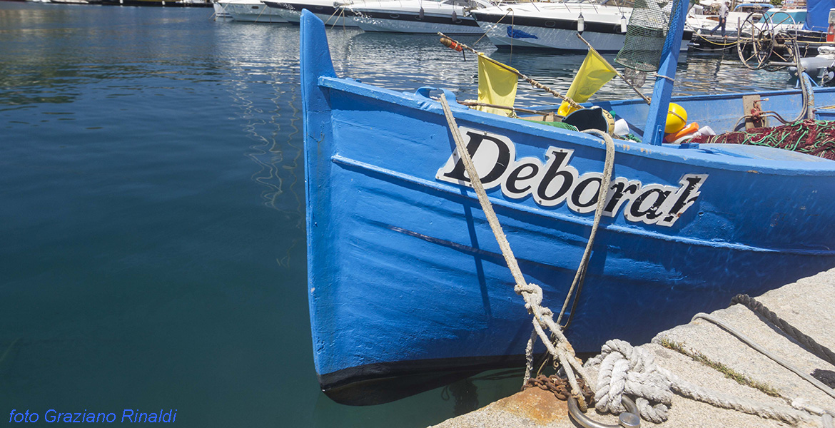 Porto Azzurro Isola d'Elba - tradizionale barca in legno