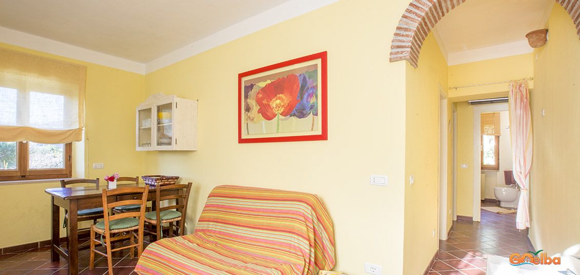 Marina di Campo, Elba, Einfamilienhaus, Wohnzimmer mit Sofa